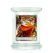 Kringle Candle - Buttered Rum Toddy - średni, klasyczny słoik (454g) z 2 knotami